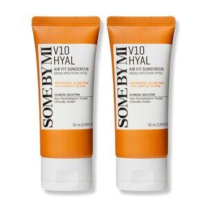 SOME BY MI V10 Hyal Air Fit Sunscreen SPF 50 1.69 oz Korean NEW SET OF 2